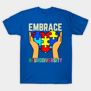 EMBRACE AUTISM NEURODIVERSITY T-Shirt